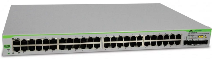 

Коммутатор управляемый Allied Telesis AT-GS950/48-50 48 port 10/100/1000TX WebSmart switch with 4 SFP bays, AT-GS950/48-50