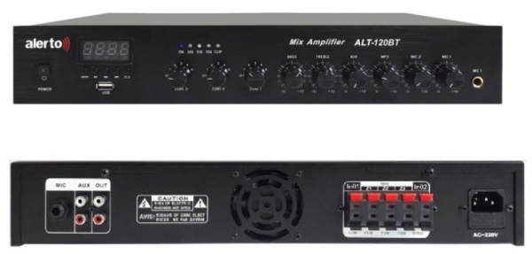 фото Микшер-усилитель Alerto ALT-120BT/FAM в Волгограде