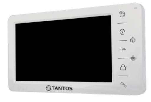 

Видеодомофон Tantos Amelie (White) - 4 цветной аналоговый 7" handfree, встроенный коммутатор на 4 вы, Amelie (White) - 4