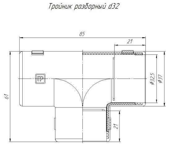 фото Тройник  Промрукав PR.07332б в Ростове-на-Дону