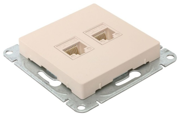 фото Розетка компьютерная  EKF UP1-SOI-RJ45-5