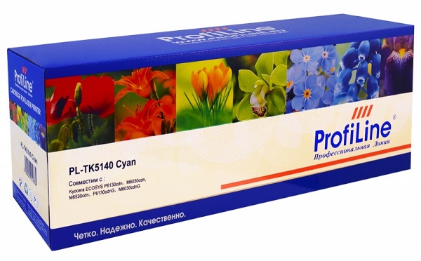 

Тонер-картридж ProfiLine PL-TK-5140C для Kyocera ECOSYS M6030/M6530/P6130/M6030cdn/M6530cdn/P6130cdn с бункером отработанного тонера cyan, PL-TK-5140C