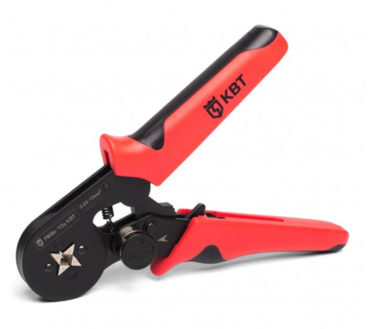 Изображение товара Пресс-клещи КВТ 78863 универсальный для опрессовки наконечников ПРОФИ