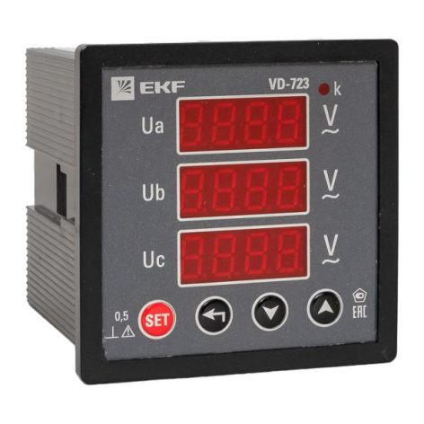 фото Вольтметр  EKF vd-723 в Омске
