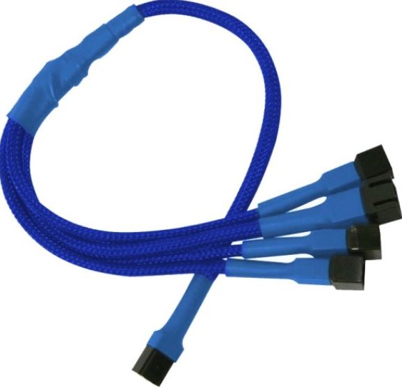 

Разветвитель Nanoxia NX34A60B для вентиляторов 3-pin в 4 х 3-pin, 60 см, синий, NX34A60B