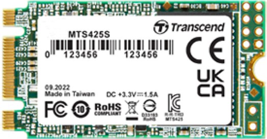 

Накопитель SSD M.2 2242 Transcend TS250GMTS425S 425S 250GB SATA 6Gb/s 3D TLC 500/330MB/s IOPS 40K/75K TBW 90 DWPD 0.3, TS250GMTS425S