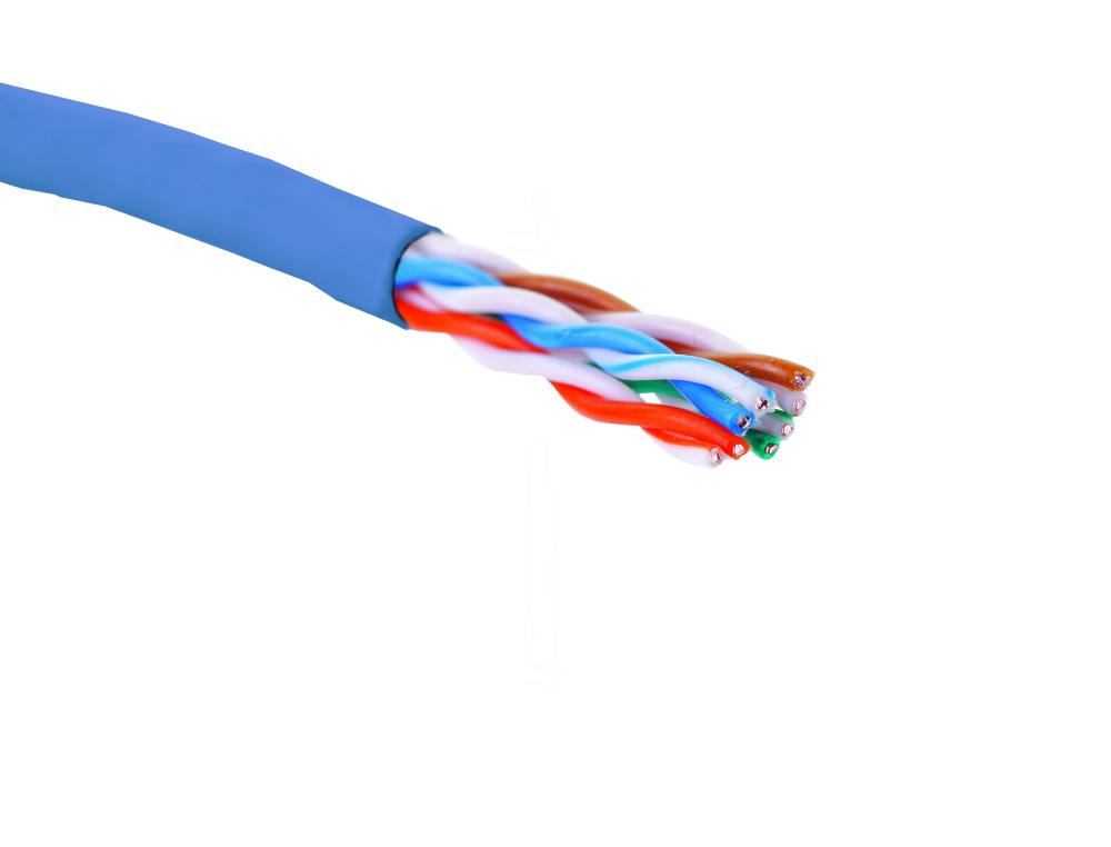

Кабель витая пара U/UTP 5 кат. 4 пары Eurolan 19C-U5-12BU-B305 24 AWG, нг(A)-HF, внутренней прокладки, синий, коробка 305 м, 19C-U5-12BU-B305