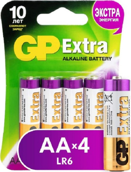фото Батарейка  GP Extra Alkaline 15AX LR6 в Омске