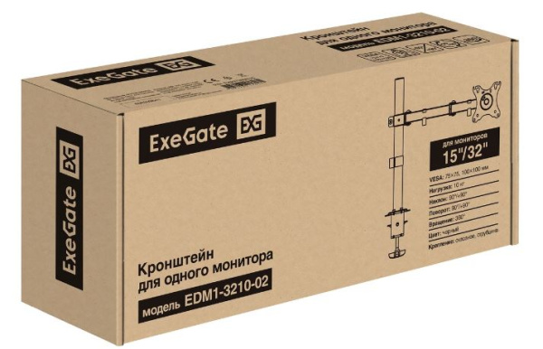фото Кронштейн настольный Exegate EDM1-3210-02 в Уфе