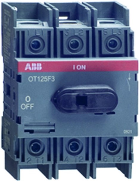 

Рубильник ABB 1SCA105004R1001 OT100F3 3п с рукояткой DIN/винт серый, 1SCA105004R1001