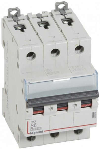 Изображение товара Автоматический выключатель Legrand 407558, 6 А, 400 В