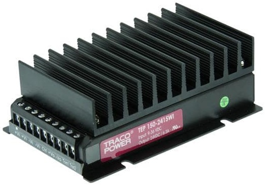 

Преобразователь DC-DC модульный TRACO POWER TEP 150-2415WI Монтаж: в кожухе; P вых: 150 Вт; #: 1; U вх: 9...36 В; Выход: 24 В; Возможности: дистанцион, TEP 150-2415WI