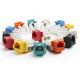 фото Вставка Keystone RJ45 UTP Hyperline KJ2-8P8C-C5e-90-WH
