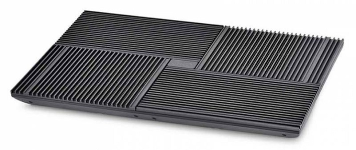 Подставка для ноутбука с охлаждением Deepcool MULTICOREX8 17" 381x268x29mm 23dB 2xUSB 1290g Fan-control Black