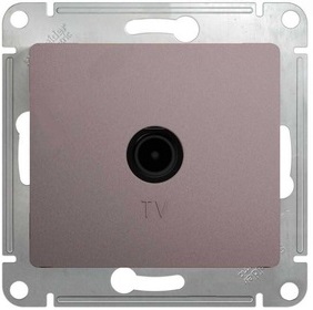 

Розетка Schneider Electric GSL001291 Glossa платина TV оконечная 1DB, GSL001291