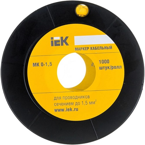 

Маркер на кабель IEK UMK00-5 МК0- 1,5мм символ "5" (1000шт/упак), UMK00-5