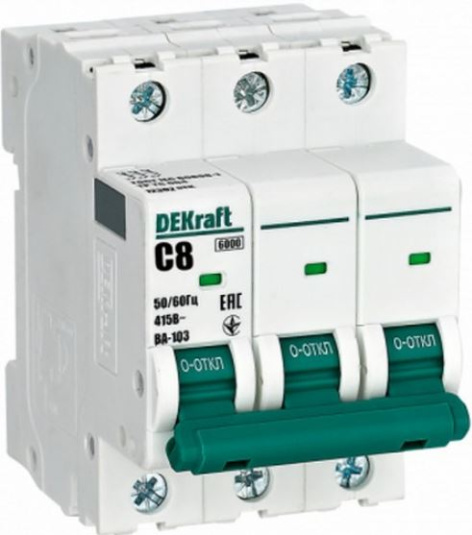 Изображение товара Автоматический выключатель DEKraft 12302DEK