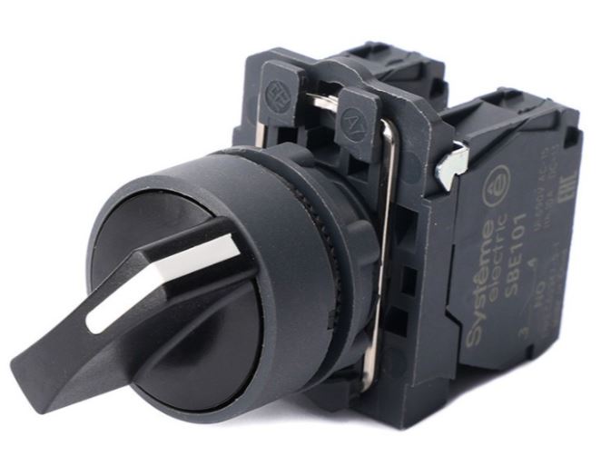 

Переключатель Systeme Electric SB5AD41 SB5 в сборе модульный 22мм 2 позиции с возвратом 1НО, SB5AD41