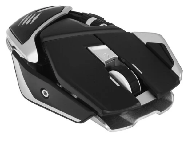 

Мышь Wireless Mad Catz R.A.T. DWS MR07DHINBL000-0 игровая чёрная (2.4ГГц + BT, PMW3335, Mad Catz DAKOTA Switch, USB, 8 кнопок, 16000 dpi, АА) (527918), R.A.T. DWS