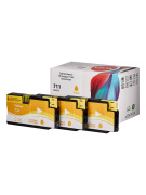 фото Картридж Sakura CZ136A (№711 Yellow 3-pack)