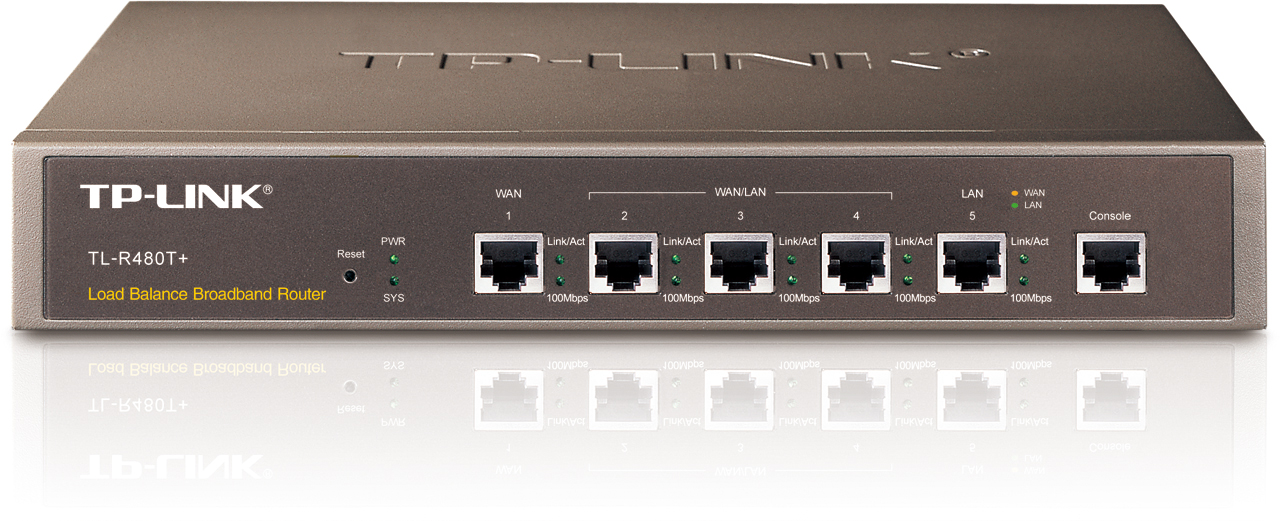

Маршрутизатор TP-LINK TL-R480T+ с регул.пропускной способности 2WAN+3LAN 10/100Mb/s, Intel IXP 266Mhz, VLAN, TL-R480T+