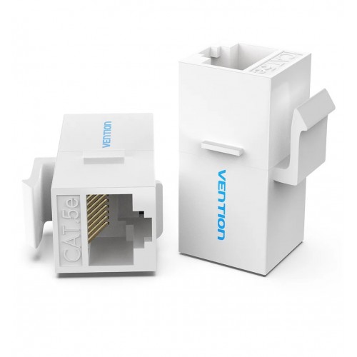 

Адаптер проходной Vention VDD-B07-W RJ45 F/RJ45 F 8p8c кат. 5, VDD-B07-W