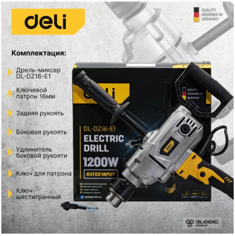 фото Дрель - миксер Deli DL-DZ16-E1 в Уфе