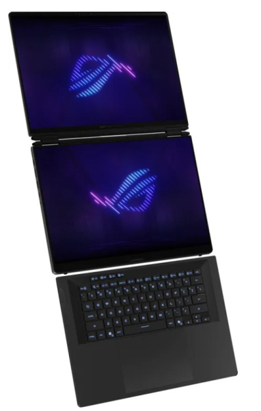 фото Ноутбук ASUS ROG Zephyrus Duo GX651AR-SR058W 16" (Intel Core Ultra 9, 32Гб LPDDR5, SSD 1 Тб, GeForce RTX 5070 Ti, Windows 11 Домашняя) Серый [90NR0NR2-M00260]