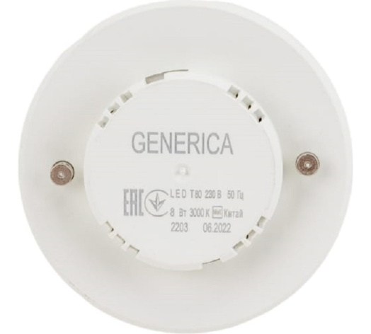 фото Лампа светодиодная GENERICA LL-T80-08-230-30-GX53-G в Красноярске
