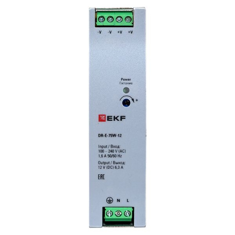 фото Блок питания  EKF DR-E-75W-12 в Омске