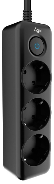 фото Сетевой фильтр  AGNI TP-FD3E-3m-black в Перми