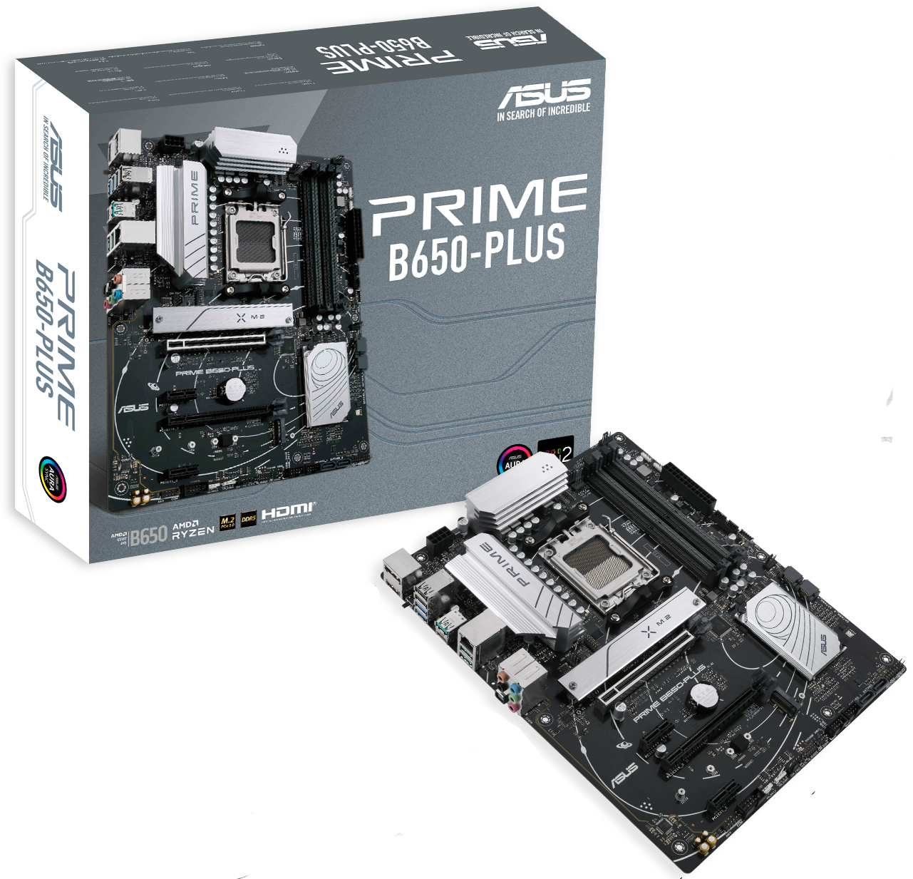 

Материнская плата ATX ASUS PRIME B650-PLUS (AM5, AMD B650, 4*DDR5 (6400), 4*SATA 6G RAID, 2*M.2, 4*PCIE, 2.5Glan, HDMI, DP, USB Type-C, 5*USB 3.2), PRIME B650-PLUS