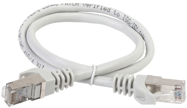 

Коннектор IEK PC01-C5EF-5M ITK Коммутационный шнур (патч-корд), кат.5Е FTP, 5м, серый, PC01-C5EF-5M