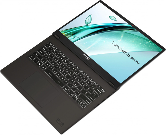 фото Ноутбук  MSI Commercial 14 H A13MG-002US в Челябинске 14 ", Core i5, 16 Гб RAM, 512 Гб SSD, Iris Xe Graphics, Серый
