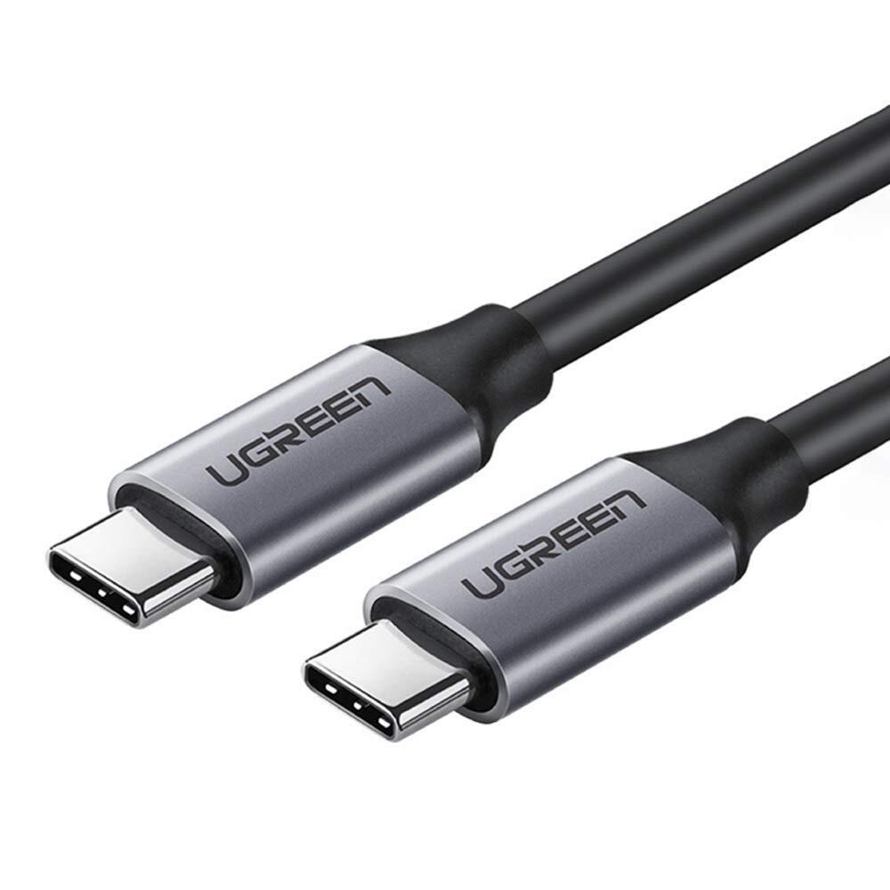 

Кабель UGREEN US161 50751_ USB 3.1 USB Tape-C Male to C Male, 1.5м, цвет: серый, US161