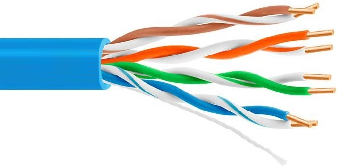 

Кабель витая пара U/UTP 5e кат. 4 пары 5bites US5505-100A-BL UTP / SOLID / 24AWG / CCA / PVC / BLUE / 100M, US5505-100A-BL