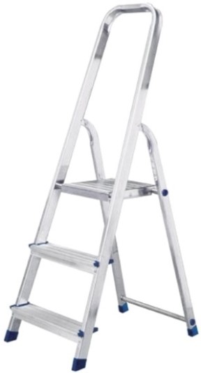 

Стремянка Rexant 12-5040 алюминиевая 3 ступеньки, 12-5040