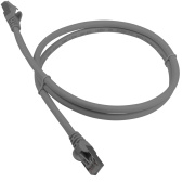фото Кабель патч-корд Lanmaster LAN6A-S45-45-0.5-GY