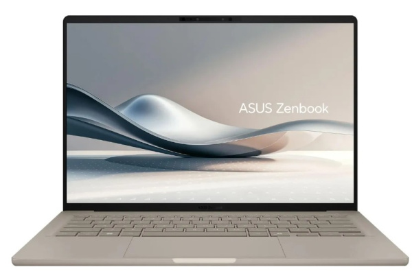 фото Ноутбук  ASUS Zenbook A14 UX3407NA-QD100W в Перми 14 ", Snapdragon, 32 Гб RAM, 1 Тб SSD, Adreno, Бежевый