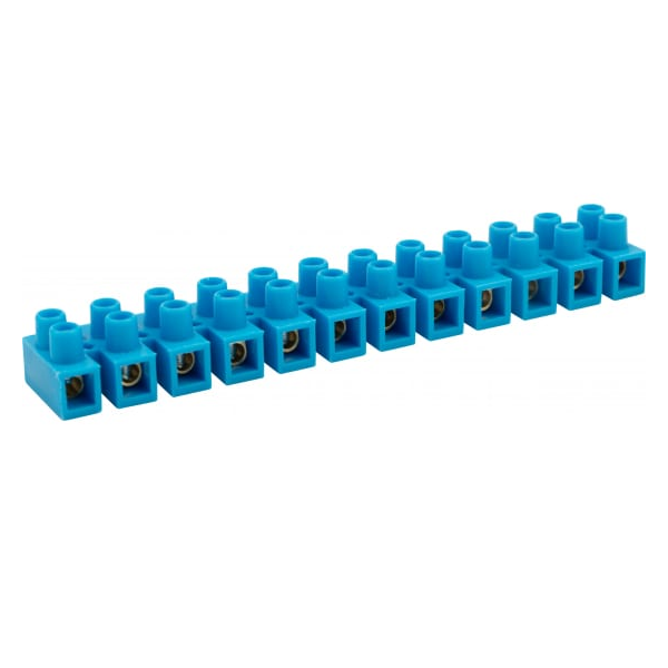 

Клеммная колодка Rexant 07-5010-4 винтовая KВ-10 4-10, ток 10 A, полипропилен синий, 07-5010-4