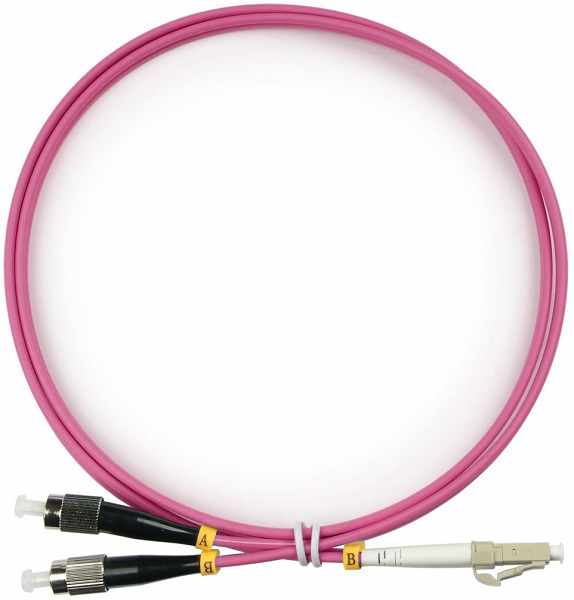 

Кабель патч-корд волоконно-оптический Cabeus FOP-50-OM4-LC-FC-1,5m duplex, LC-FC 50/125 mm OM4, 1,5м, LSZH, FOP-50-OM4-LC-FC-1,5m