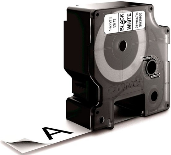 

Картридж Dymo S0720930 с лентой 24 мм х 7 м., пластик, черный шрифт/белая лента, S0720930