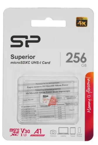 фото Карта памяти microSDXC 256GB Silicon Power SP256GBSTXDV3V20SP в Екатеринбурге