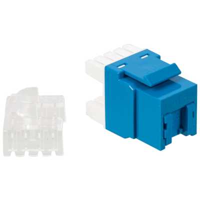

Вставка Lanmaster LAN-OK45U5E/180P-BL Keystone RJ45, кат.5E, UTP, 180 градусов, со встроенной шторкой, синий, LAN-OK45U5E/180P-BL