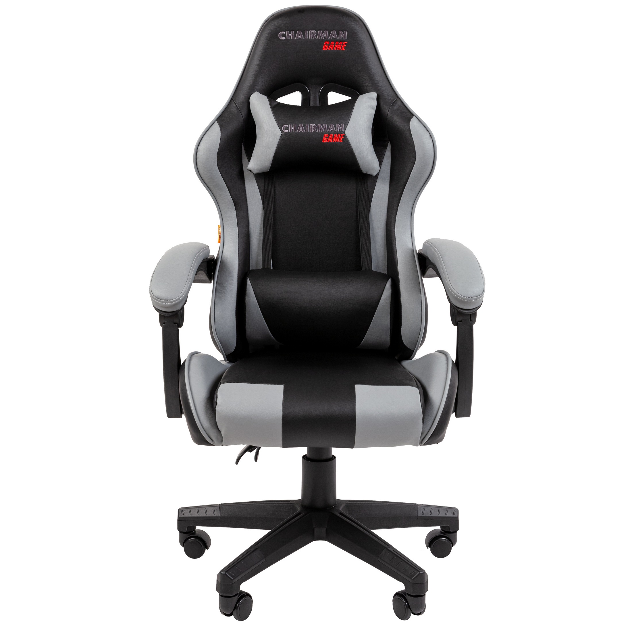 Кресло игровое Chairman CH29 7145972 экокожа, черно-серый