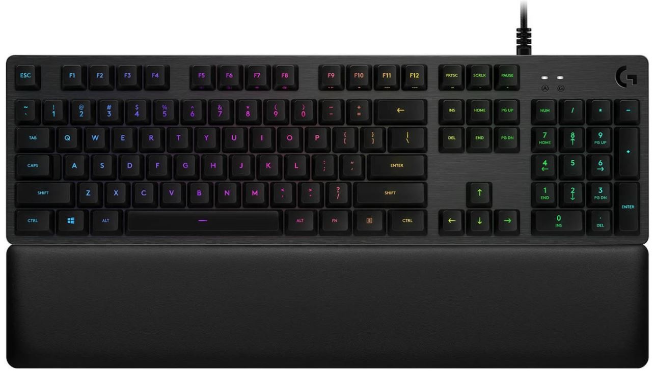 

Клавиатура Logitech G513 CARBON - GX BLUE 920-008934 механическая клавиатура с RGB-подстветкой, US, G513 CARBON - GX BLUE