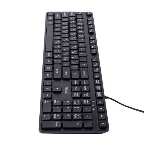 фото Мембранная клавиатура Filum FL-KB15-BK, USB, Черный [FL-KB15-BK] в Красноярске