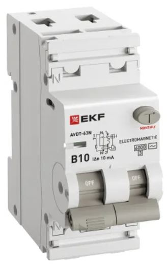 фото Автомат дифференциальный EKF D63N26M10B10 в Челябинске