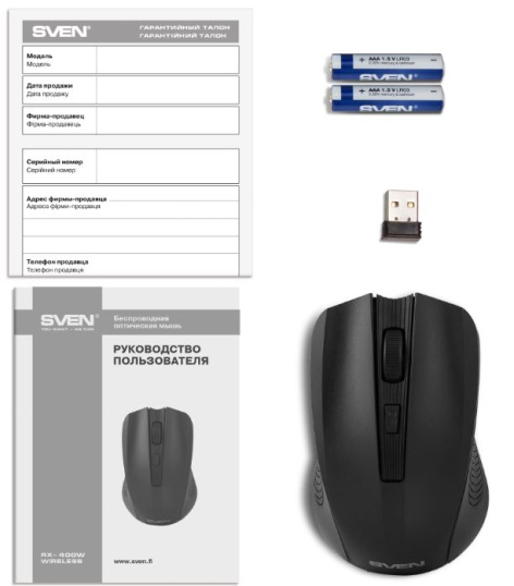 фото Мышь Wireless Sven RX-400W в Омске