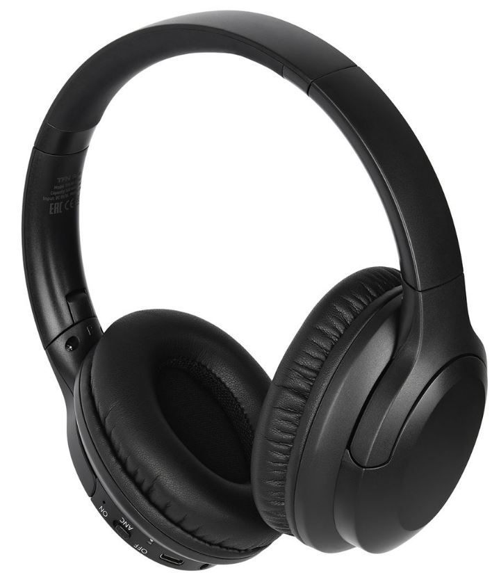 

Наушники беспроводные TFN TFN-HS-BT350BK накладные Studio ANC black, TFN-HS-BT350BK